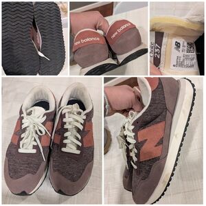 New Balance Brown and Pink Sneakers